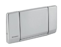 GEBERIT Geberit Highline ovládací tlačítko pro splachování Start/Stop, kartáčovaná ocel 115.151.00.1