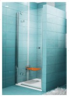Ravak SmartLine SMSD2-100 A sprchové dveře dvoudílné Levé rám chrom výplň Transparent 0SLAAA00Z1