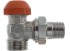 HERZ Termostatický ventil TS-98-V, 1/2 rohový, ukončení G3/4 EUROKONUS, oranžová krytka   1763867