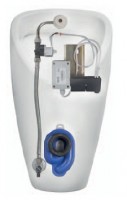 JIKA GOLEM ANTIVANDAL urinál, sifon odsávací, se senzorem, bateriové napájení   H8430700004891