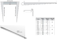 ACO ShowerStep přechodová lišta pravá, délka 1490 mm, výška 15 mm, leštěná   9010.72.61