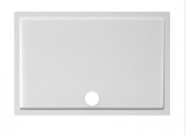 JIKA PADANA sprchová vanička litý mramor 1000 x 800 x 30 mm, obdélníková, bílá   H2119340000001