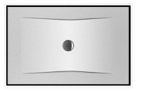 JIKA PURE sprchová vanička ocelová 1200 x 900 mm, bílá   H2164216000001