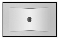 JIKA PURE sprchová vanička ocelová 1300 x 900 mm, bílá   H2164236000001