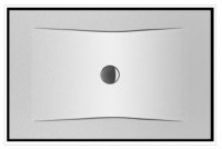JIKA PURE sprchová vanička ocelová 1400 x 800 mm, bílá   H2164246000001