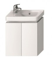 JIKA CUBITO-N skříňka pod asymetrické umývátko 45 x 25 cm, 2 dveře, bílá   H40J4202005001