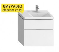 JIKA CUBITO-N skříňka pod umyvadlo 75 cm, 2 zásuvky, výřez VLEVO, bílá   H40J4254045001