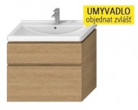 JIKA CUBITO-N skříňka pod umyvadlo 85 cm, 2 zásuvky, dub   H40J4264025191