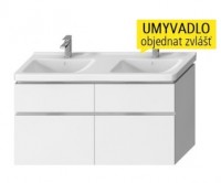 JIKA CUBITO-N skříňka pod umyvadlo 130 cm, 4 zásuvky, bílá   H40J4274025001