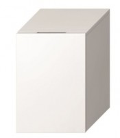 JIKA CUBITO-N skříňka nízká, 1 dveře pravé, 1 skleněná police, bílá   H43J4201205001