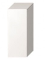 JIKA CUBITO-N skříňka střední, 1 dveře pravé/levé, 2 skleněné police, bílá   H43J4211105001