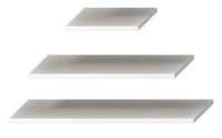 JIKA CUBITO-N deska umyvadlová atypická 210 cm, bez podpěr cm, bez otoru, bílá   H46J4220105001
