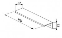 JIKA CUBE úchytka pro skříňku s dvířky 150 mm, 1 ks, chrom   H4915831760001
