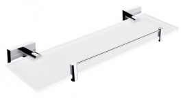Police NIMCO KEIRA 40 x 11 cm, tloušťka skla 8 mm, bílé sklo   KE 22091BX-40-26