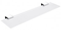 Police NIMCO KIBO 50 x 11 cm, tloušťka 8 mm, bílé sklo   Ki 14091B-50-26