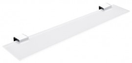 Police NIMCO KIBO 60 x 11 cm, tloušťka 8 mm, bílé sklo   Ki 14091B-60-26