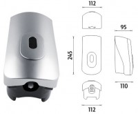 Manuální zásobník na dezinfeční roztok NIMCO objem 1000 ml, stříbrná metalická   HP 9531-DR-04