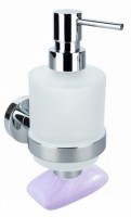 Bemeta OMEGA dávkovač tekutého mýdla s magnetickou mýdlenkou , sklo/chrom   104109182