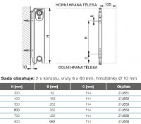 KORADO KORAMONT RADIK Konzola kompaktní plus 600   Z-U634 (náhrada za Z-U554)