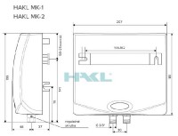 HAKL Průtokový elektrický ohřívač MK2 9 kW   HAMK2209