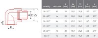 PPR Koleno 90° s kovovým závitem vnějším DN 20x3/4   216021
