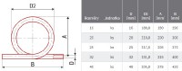 PPR Kompenzační smyčka DN 40   232040