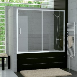 SanSwiss TOP-Line TOPB2 vanové dveře 1800 posuvné aluchrom sklo Mastercarré TOPB218005030