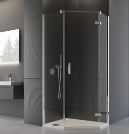 SanSwiss PUR PUT51P boční stěna vyrovnávací profil, chrom, sklo Mastercarré   PUT51PSM21030