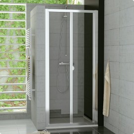 SanSwiss TOP-Line TOPK sprchové dveře 700 zalamovací aluchrom sklo čiré TOPK07005007