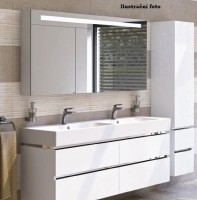 INTEDOOR zrcadlová skříňka R ZS 60 LED - osvětlení LD, vlevo, zásuvka, vypínač