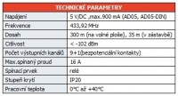 ELEKTROBOCK Bezdrátový přijímač pro podlahové topení, 9 kanálů PH-BP1-P9   č. 1320