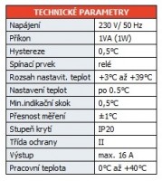 ELEKTROBOCK Prostorový termostat pro podlahové vytápění, přímotopy PT14   č. 623