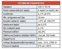 ELEKTROBOCK Termostat PT713 pro elektrické podlahové topení   č. 614
