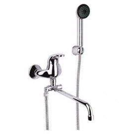 RAF TAMIGI baterie kombinovaná nástěnná, rozteč 150 mm, s příslušenstvím, chrom   TM29B