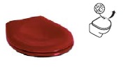 KOLO NOVA Junior/Kind klozetové sedátko Duroplast, kovové klouby, červené 60119000