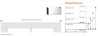 KORADO KORALINE kryt stojánkové konzoly pro šířku 180 mm, pár  Z-LKN-009
