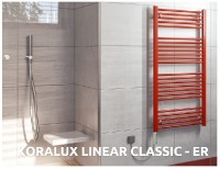 KORADO KORALUX koupelnové těleso Linear Classic-ER - KLCER 1820.750, barevný RAL KLC-182075-00R99
