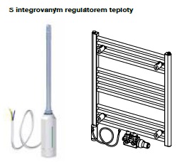KORADO elektrické topné těleso s integrovaným regulátorem teploty 900 W bílá   Z-KT7R-0900-10