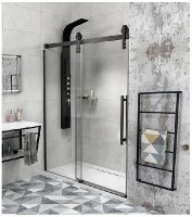 GELCO VOLCANO Black sprchové dveře do niky/k BS 1200 posuvné, sklo čiré   GV1412