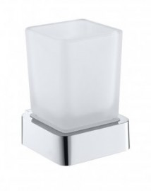 BEMETA SOLO držák kartáčků sklo 75x101x91 mm, chrom   139110012