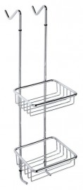 BEMETA CYTRO polička do sprchy závěsná dvojitá 170x700x260 mm, chrom   104702172