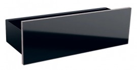 GEBERIT Acanto polička nástěnná 45x14,8x15,9 cm černá   500.617.16.1