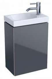 GEBERIT Acanto skříňka pod umyvadlo 39,5x53,5x24,5 cm dvířka, lávová   500.607.JK.2