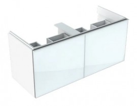 GEBERIT Acanto skříňka pod dvojumyvadlo 119x53,5x47,5 cm 2 zásuvky, bílá   500.613.01.2