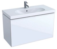 GEBERIT Acanto skříňka pod umyvadlo 89x53,5x41,6 cm zásuvka, bílá   500.616.01.2