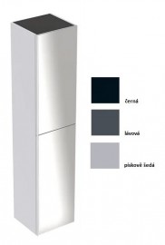 GEBERIT Acanto skříňka vysoká 38x173x36 cm 2 dvířka, pískově šedá   500.619.JL.2