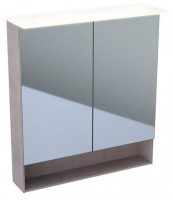 GEBERIT Acanto skříňka zrcadlová 75x83x21,5 cm 2 dvířka, dub Mystic   500.645.00.2