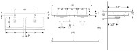 GEBERIT iCon dvojumyvadlo 120x48,5 cm s otvorem   124120000