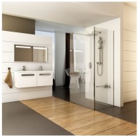 RAVAK Walk-In Corner 120/80 rám lesklý alu, výplň sklo Transparent   GW1CG4C00Z1