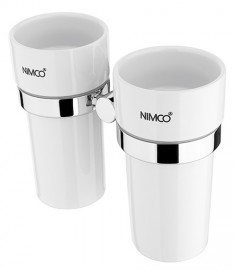 Dvojitý držák pohárků NIMCO UNIX pohárek - keramika   UN13058DKN-26